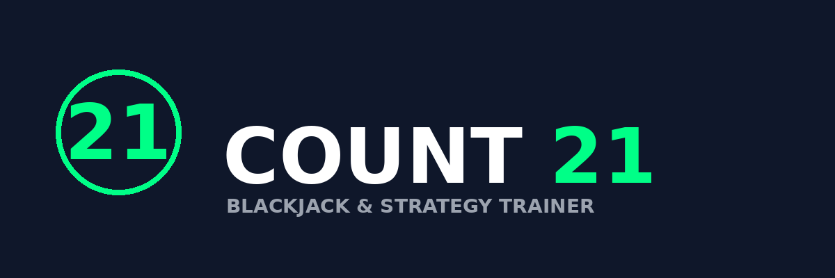 Count21 – Blackjack Card Counting Trainer